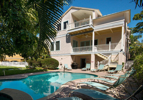 Celebration house rental with pool at Captiva Island Inn