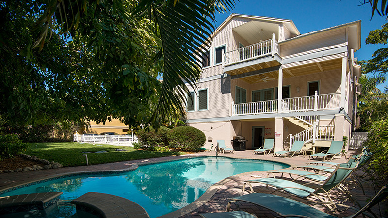 Celebration house rental with pool at Captiva Island Inn