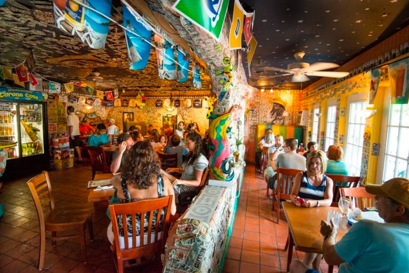 A look at the dining room at Cantina Captiva on Captiva island in the days before the COVID-19 pandemic.