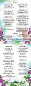 2022 KLB Drinks Menu - WebsiteMenu | Captiva Island Inn