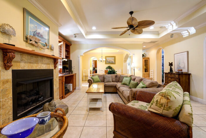 Celebration House Second Floor Common Area | 3 Bedroom Villa | Captiva Island Inn Rental