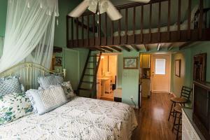 Periwinkle Loft bedroom view at Captiva Island Cottage Rentals